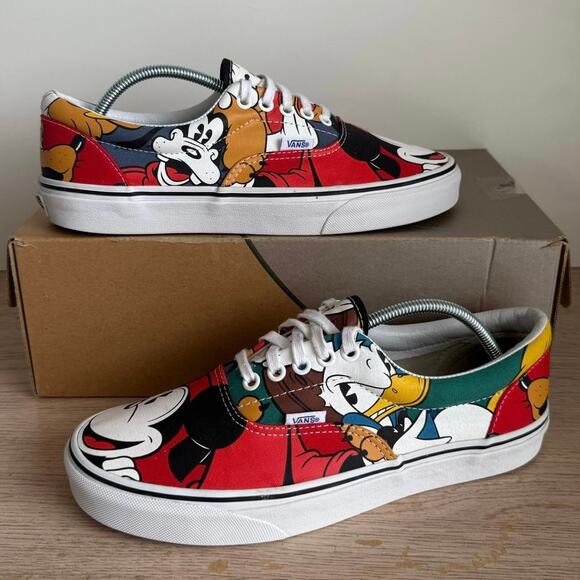 Vans X Disney Mickey Mouse & Friends Era Unisex Sneakers- SZ M 8.5- W 10 main image 4